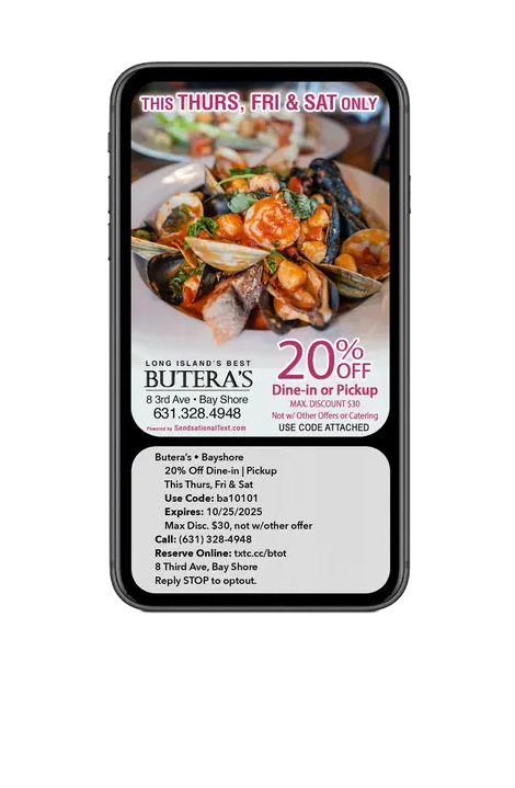 Buttera’s coupon design