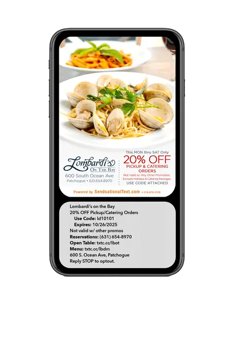 Lombardi’s coupon design